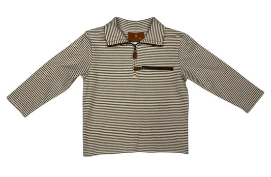 Kingston 1/4 Zip-Brown