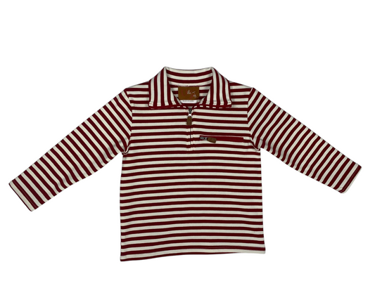 Kingston 1/4 Zip-Maroon