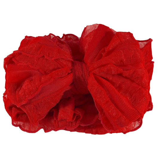 In Awe Headbands-Bright Red