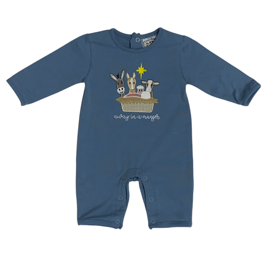 Away In A Manger Romper-Boys