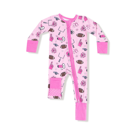Game Day Romper-Pink