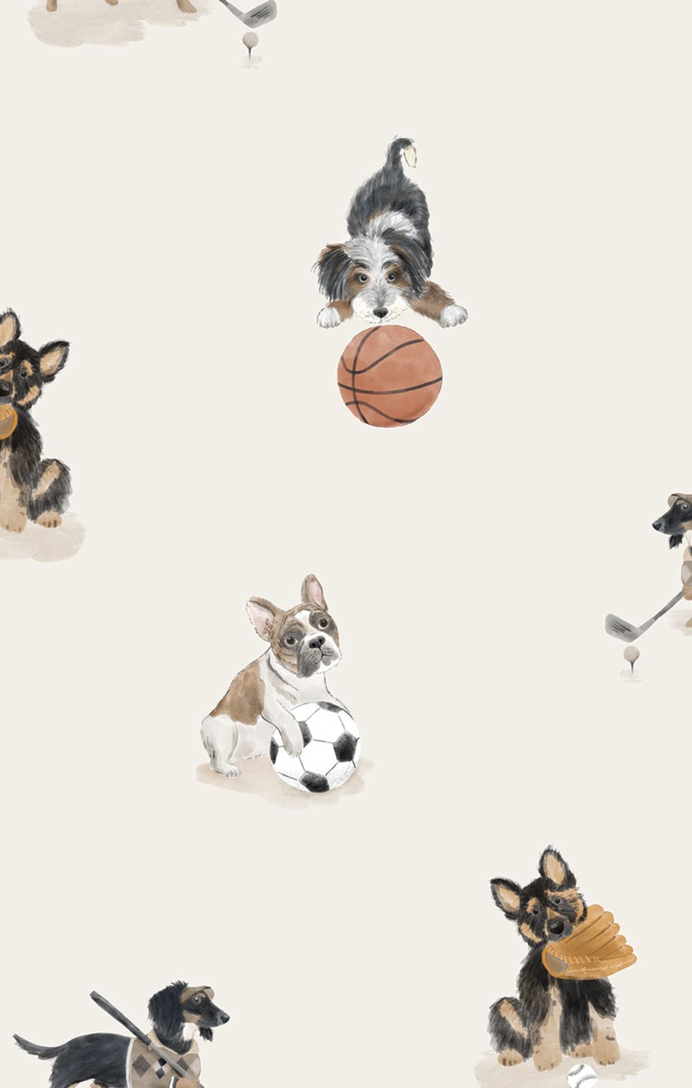 Sporty Puppies Swaddle