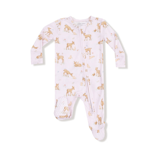 Little Fawn Ruffle Footie