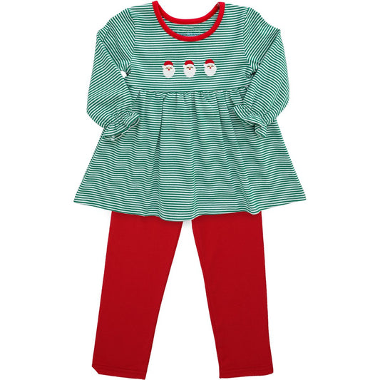 Santa Ruffle Pant Set