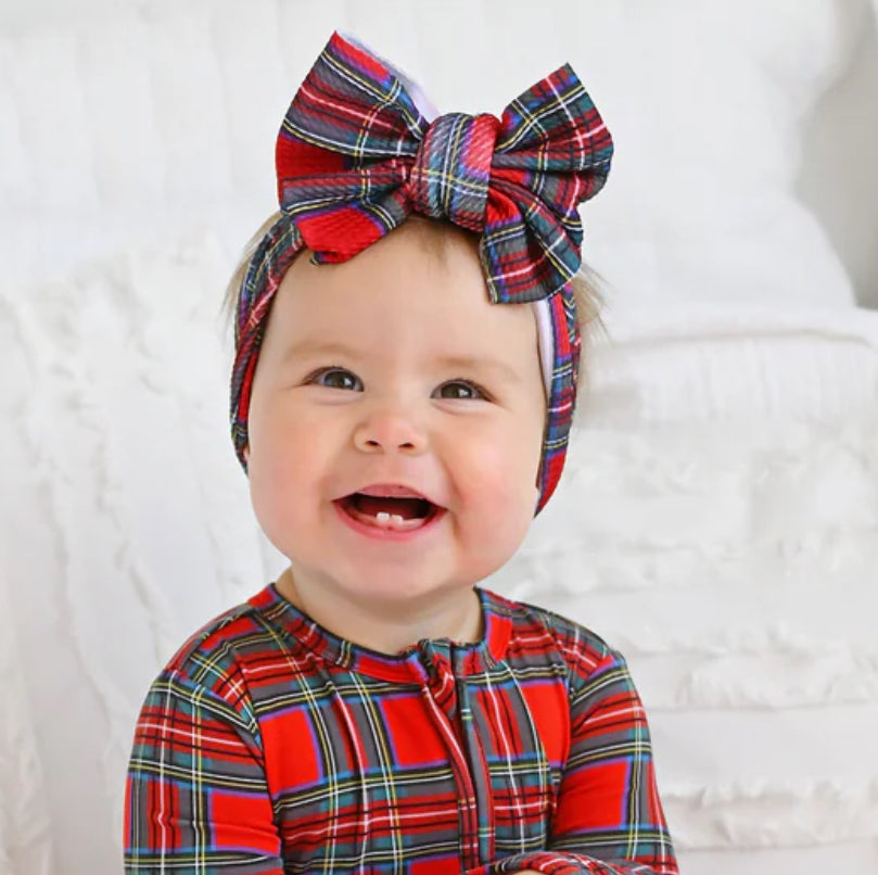 Holland Plaid Headwrap