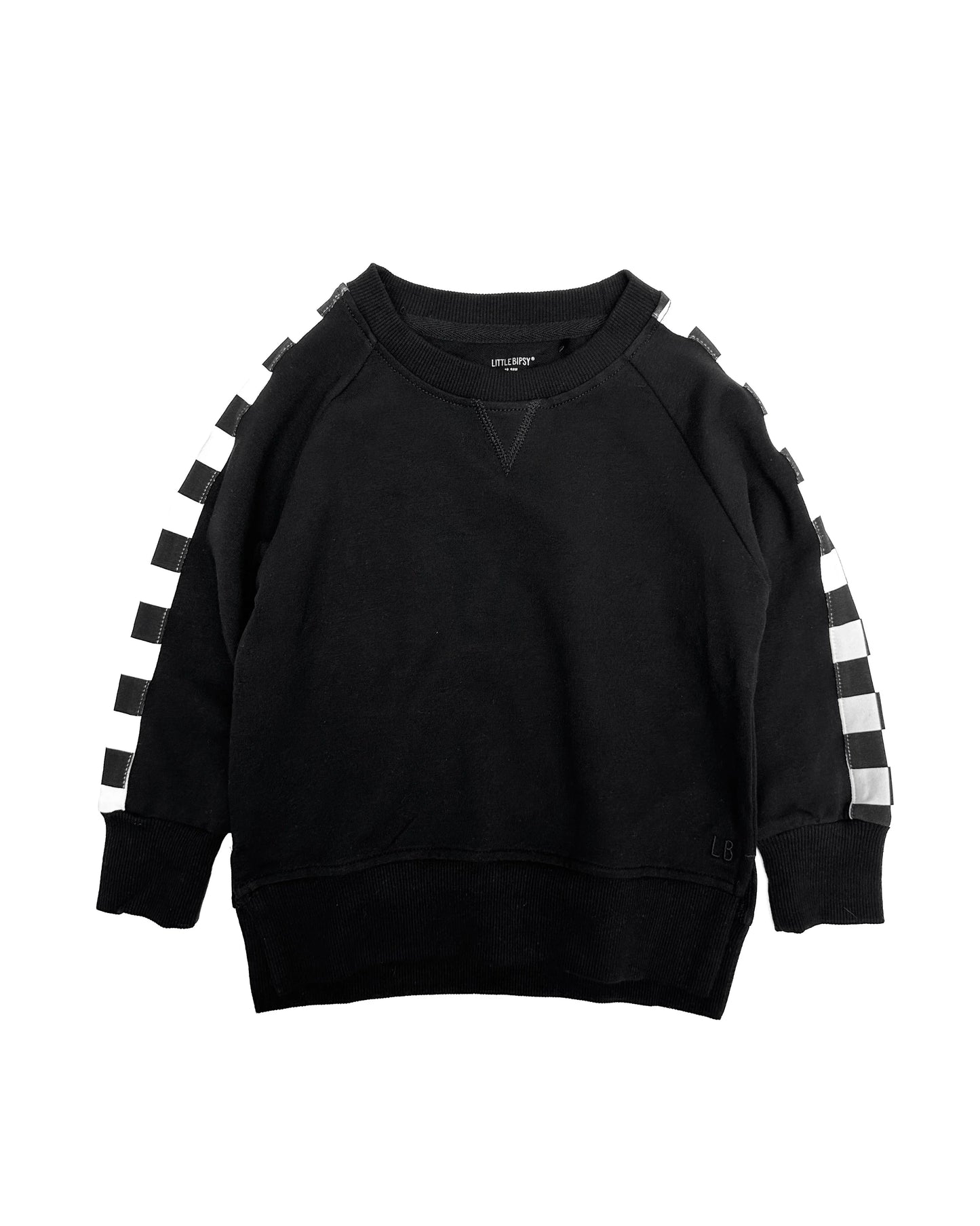 Stripe Checkered Pullover