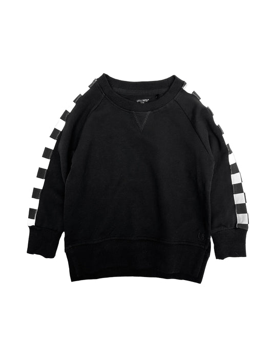 Stripe Checkered Pullover