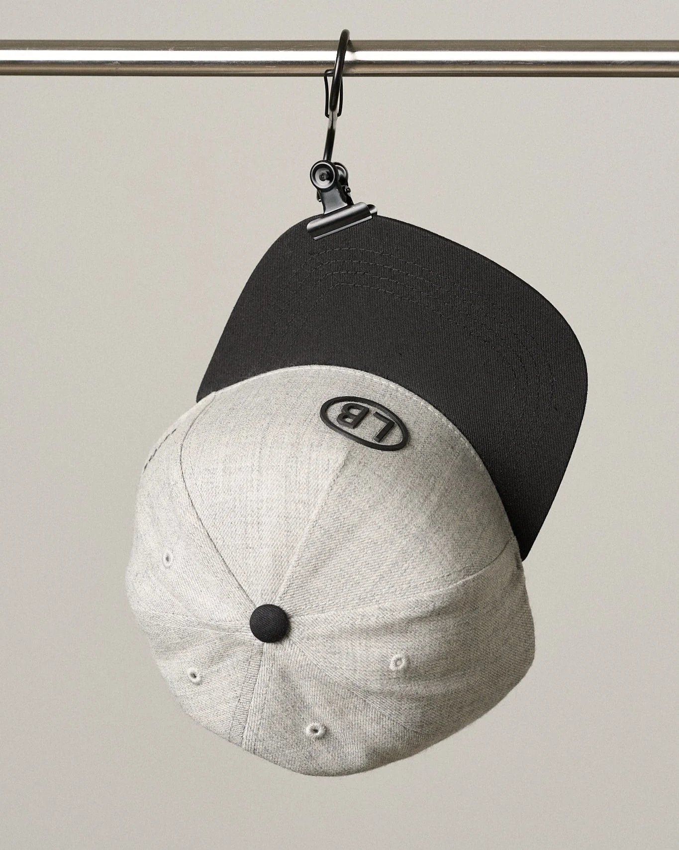 SnapBack Hat-Light Grey