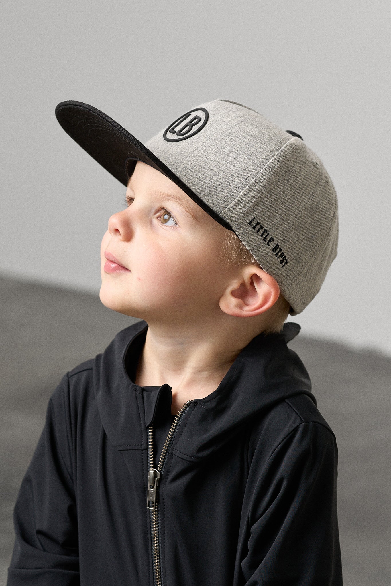 SnapBack Hat-Light Grey