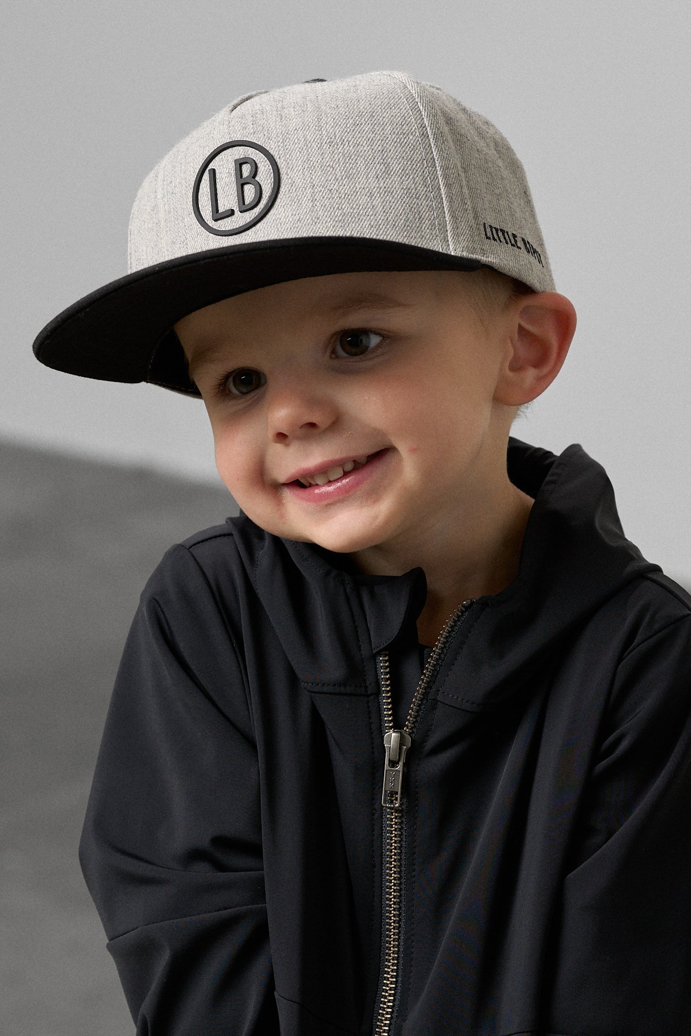 SnapBack Hat-Light Grey