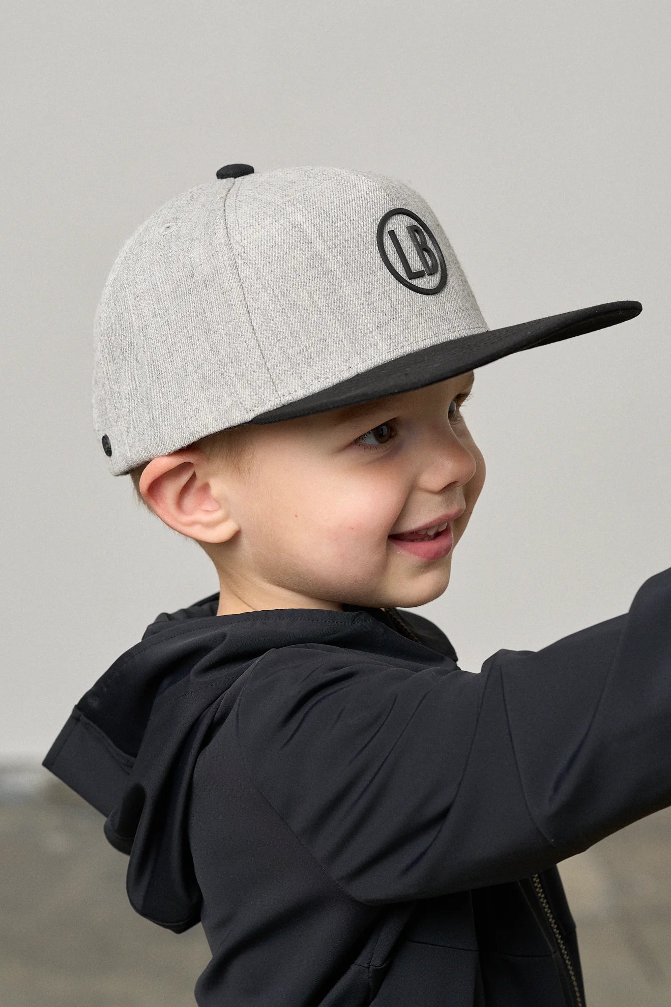 SnapBack Hat-Light Grey