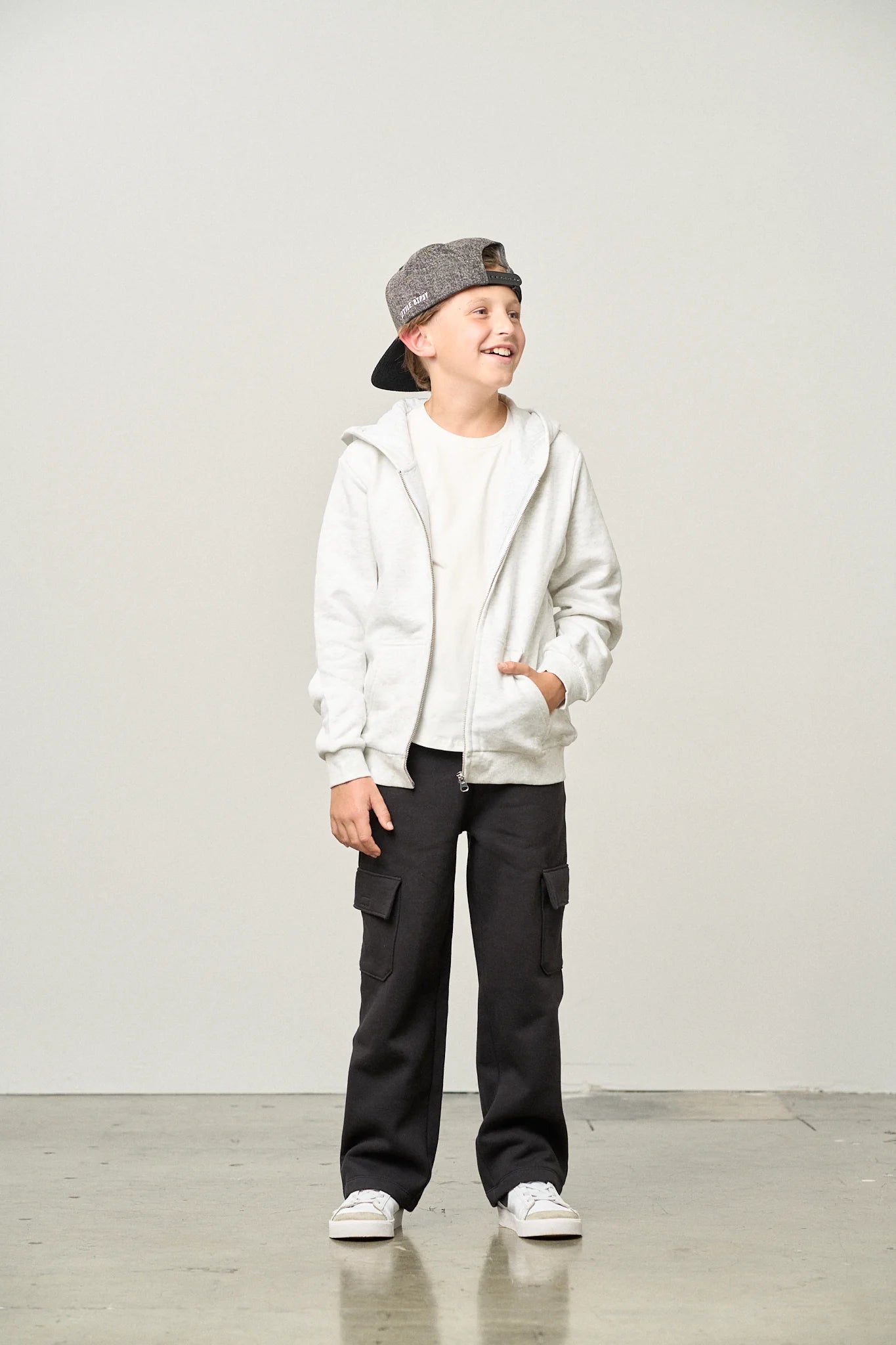 SnapBack Hat-Dark Grey