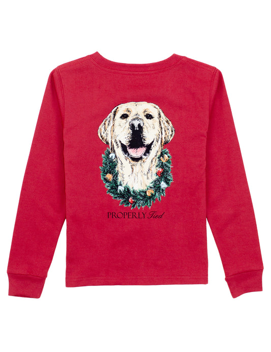 Deck the Paws LS Tee