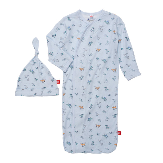Woodsy Tale Boys Gown & Hat