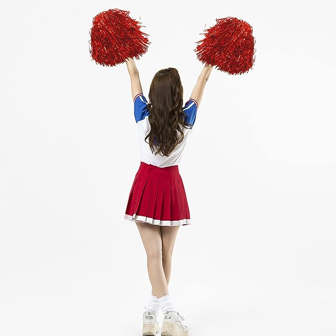 Pom Poms-Red