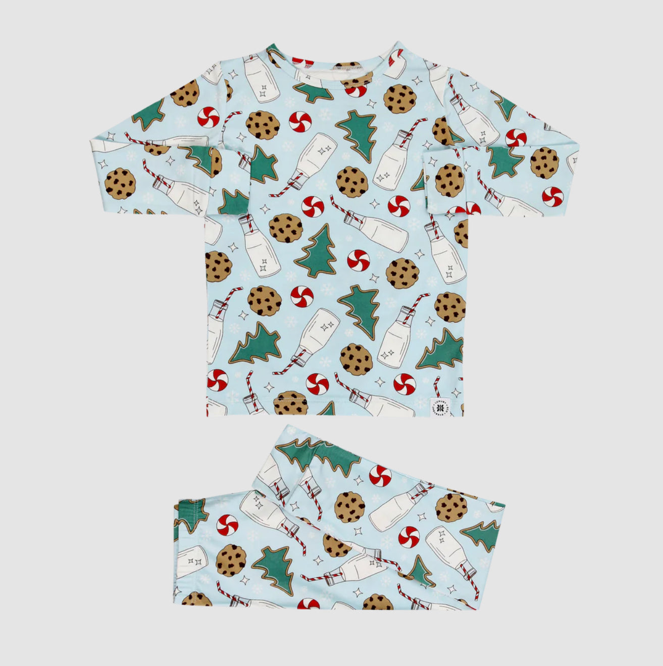 Santa’s Cookies 2pc PJ’s-Blue