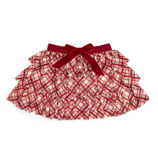 Plaid Bow Tiered Tutu