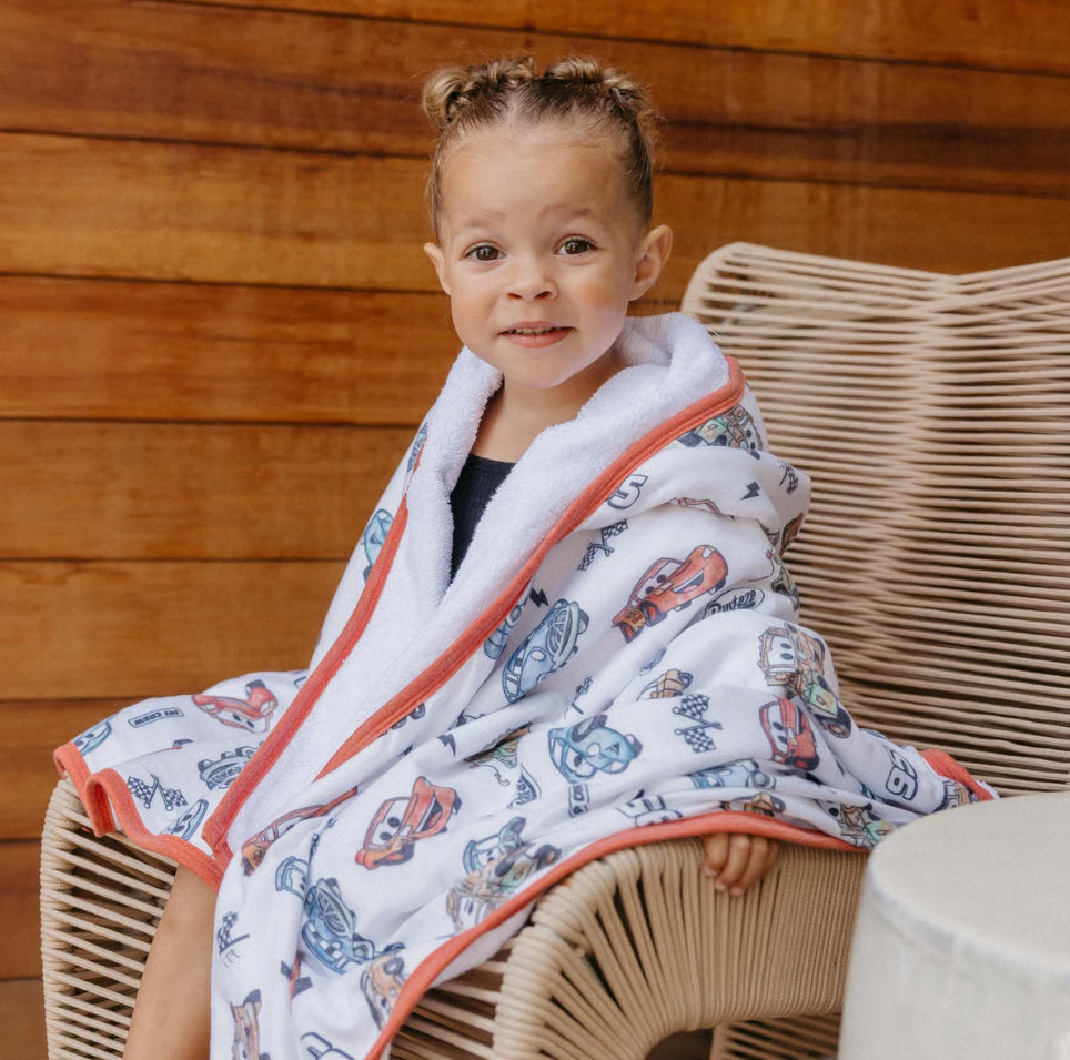Big Kid Hooded Towel-Disney Cars