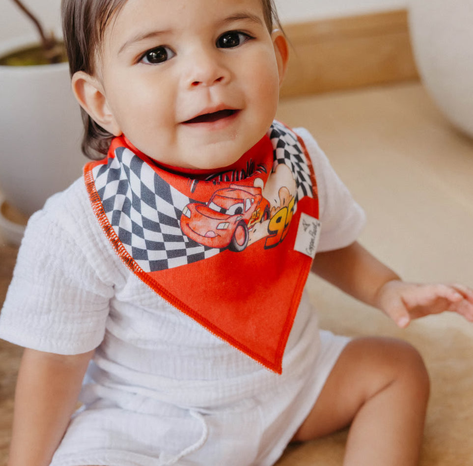 Bandana Bib Set-Disney Cars
