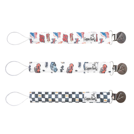 Binky Clip Set-Disney Cars