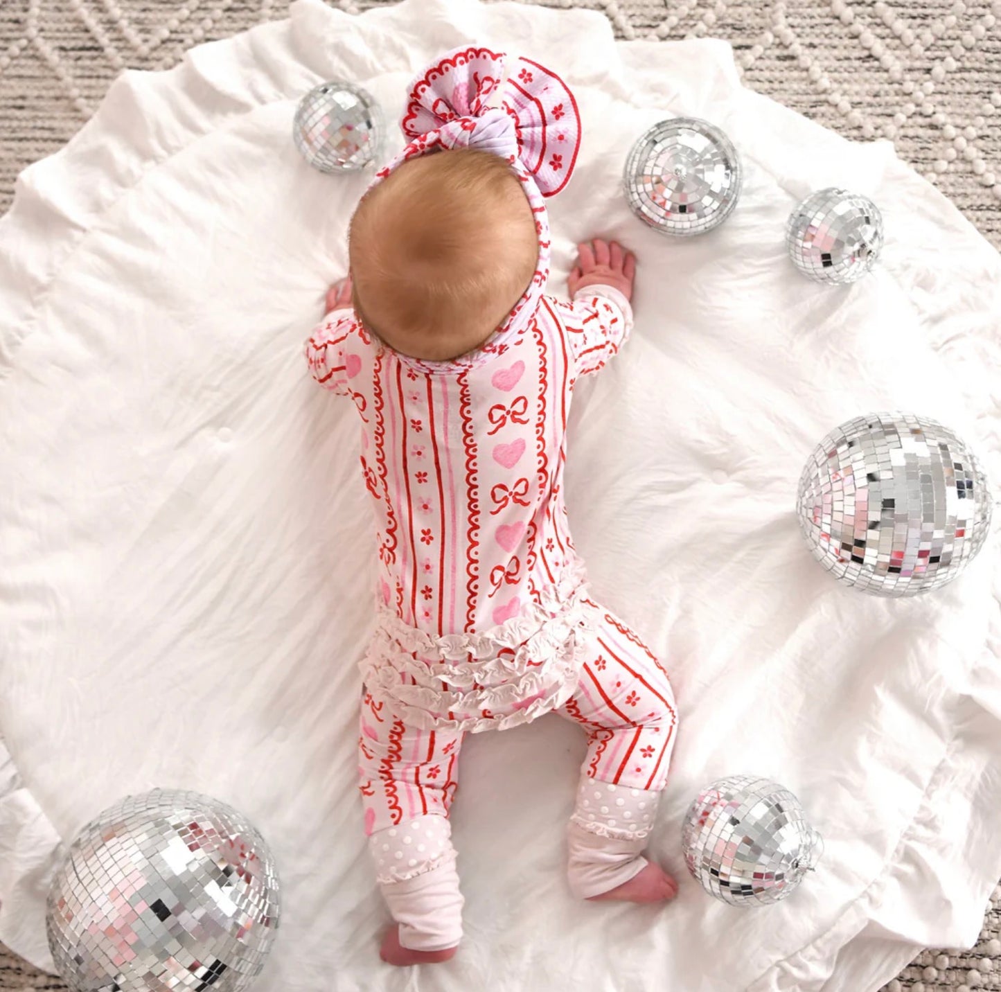 Hallie Ruffle Zip Romper