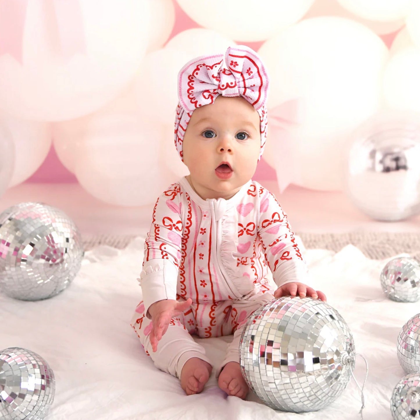 Hallie Ruffle Zip Romper