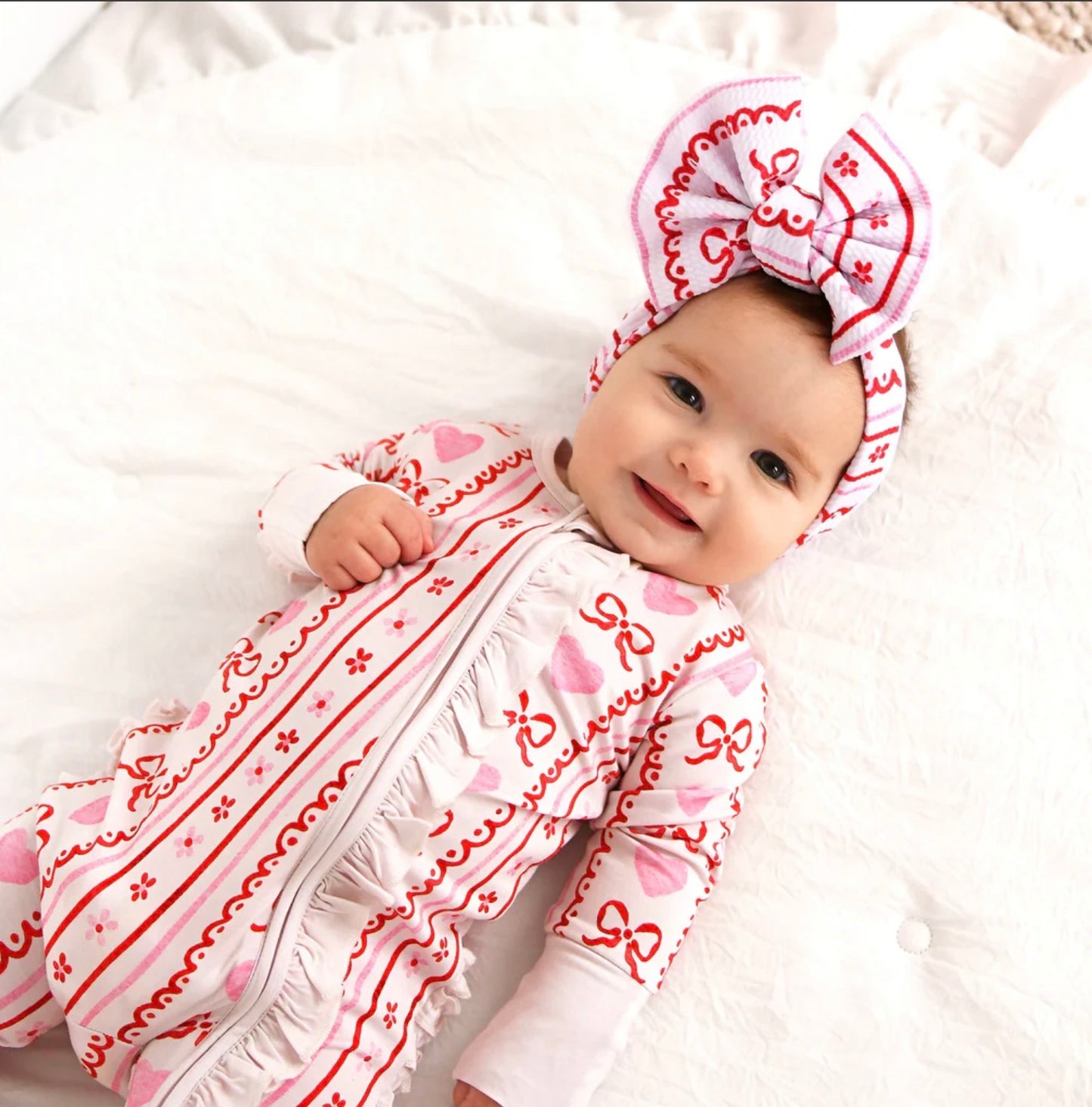 Hallie Ruffle Zip Romper