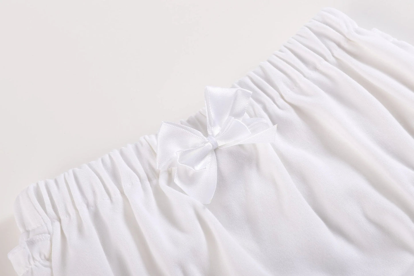 White & Pink Bloomer Set (2pc)