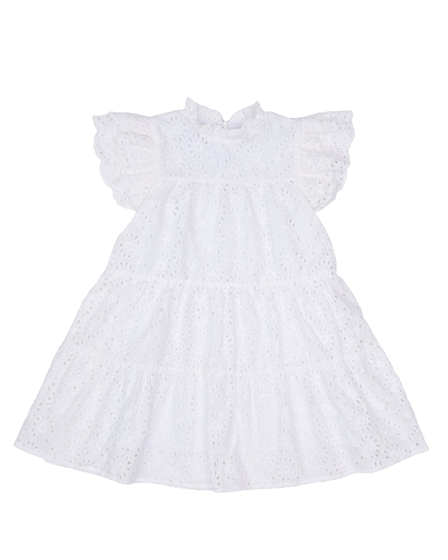 Hallie White Eyelet Dress