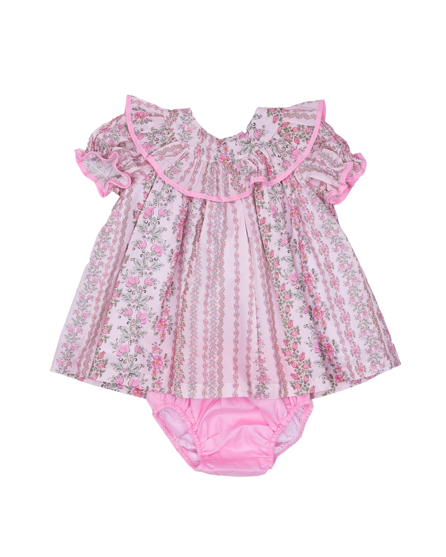 Layla Pink Dress w/bloomers
