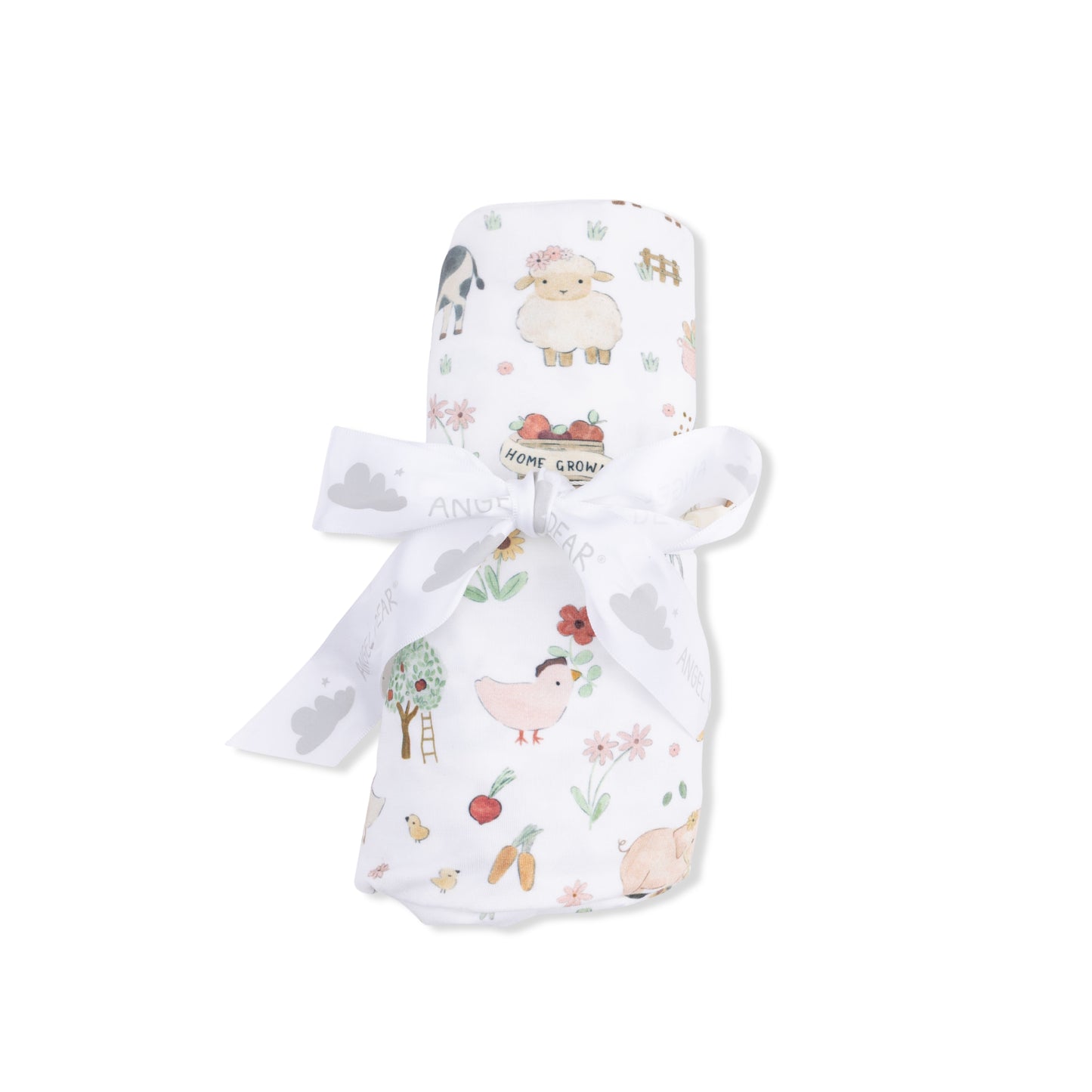 Cute Farm Animals Swaddle-Pink