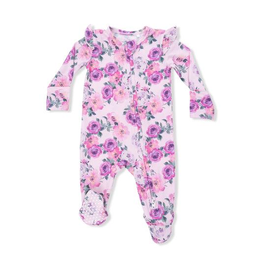 Rose Abundance Ruffle Footie