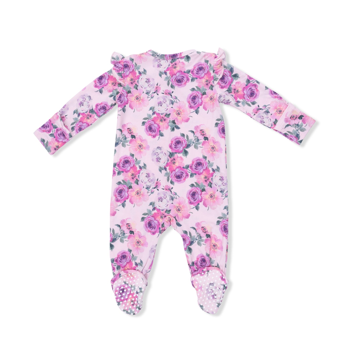 Rose Abundance Ruffle Footie