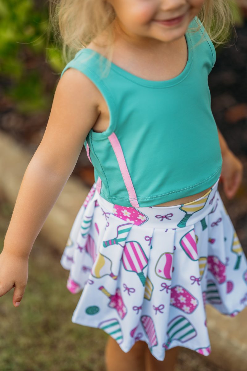 Green & Pink Athletic Tank