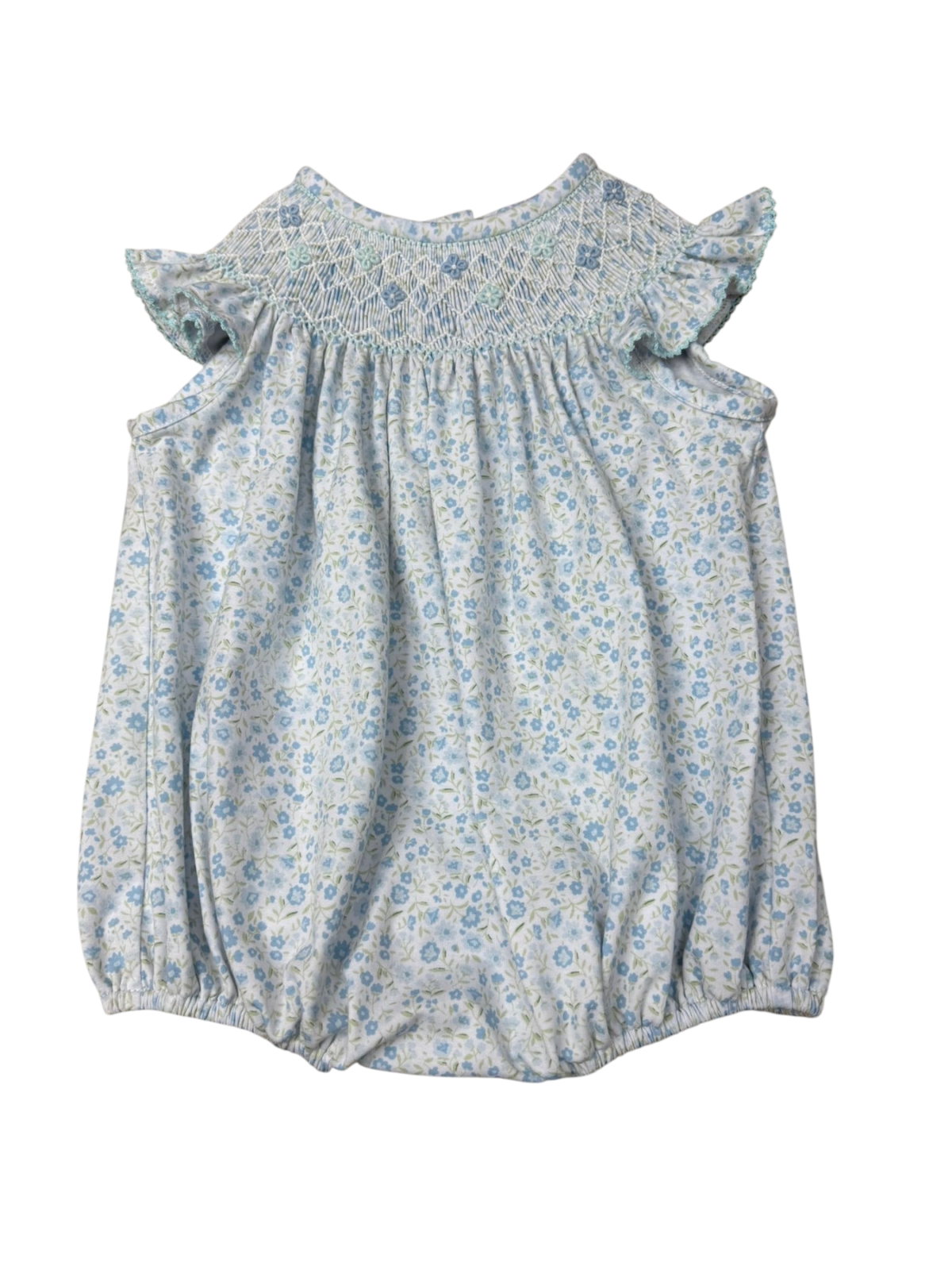 May Flowers Smocked Bubble