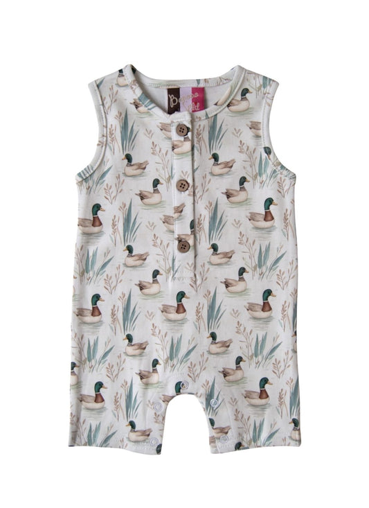 Feathered Friends Boys Romper