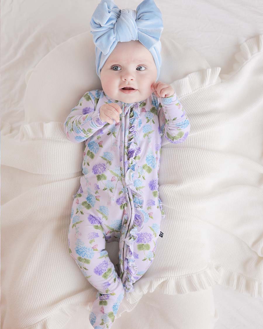 Colette Ruffled Footie