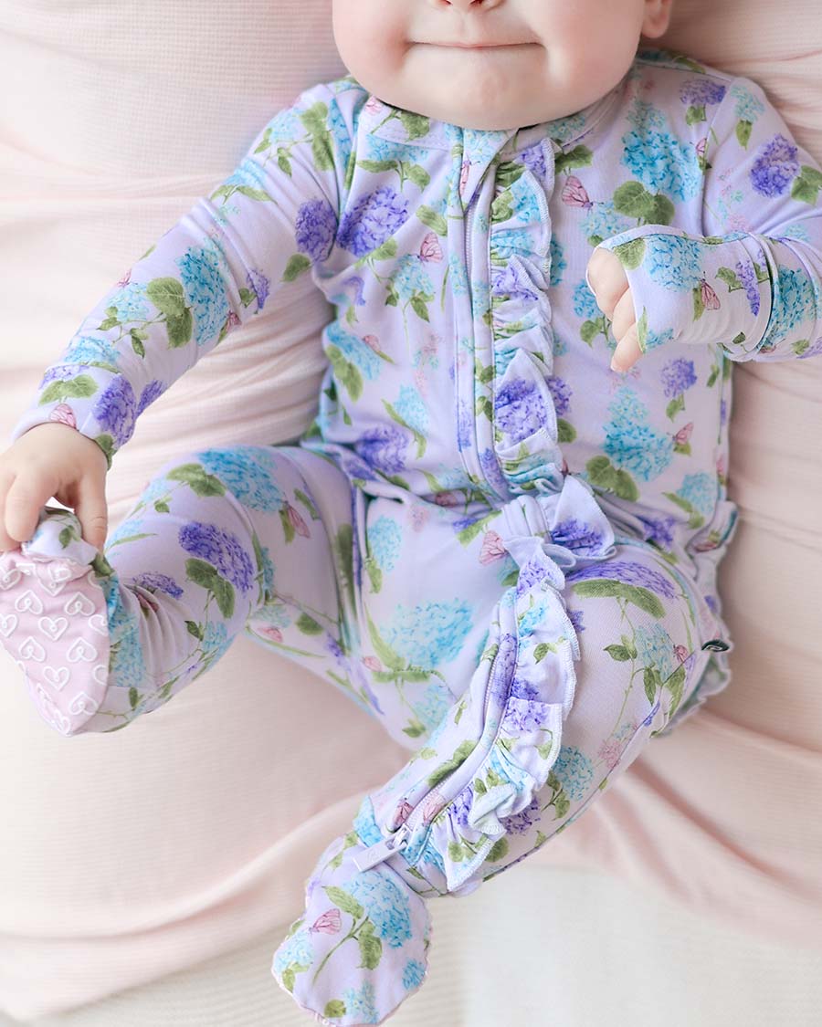 Colette Ruffled Footie