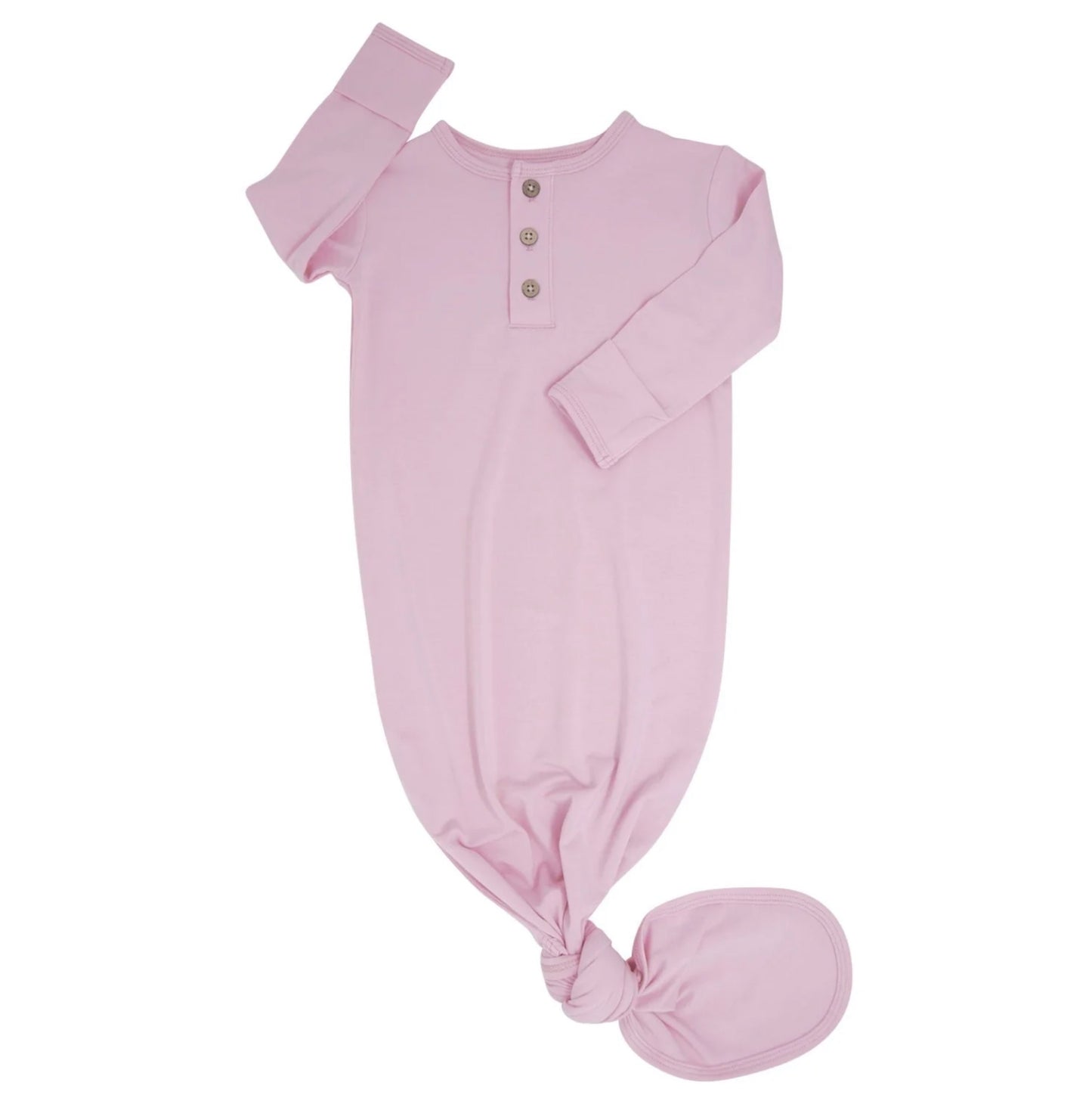 Knotted Gown-Candy Pink