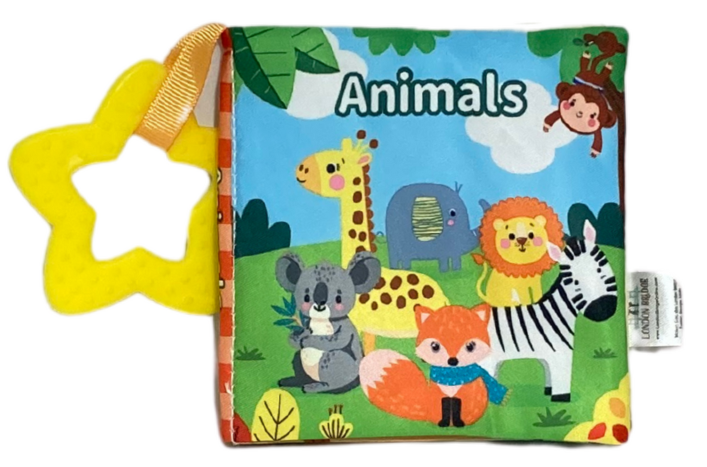 Cloth Book w/Teether