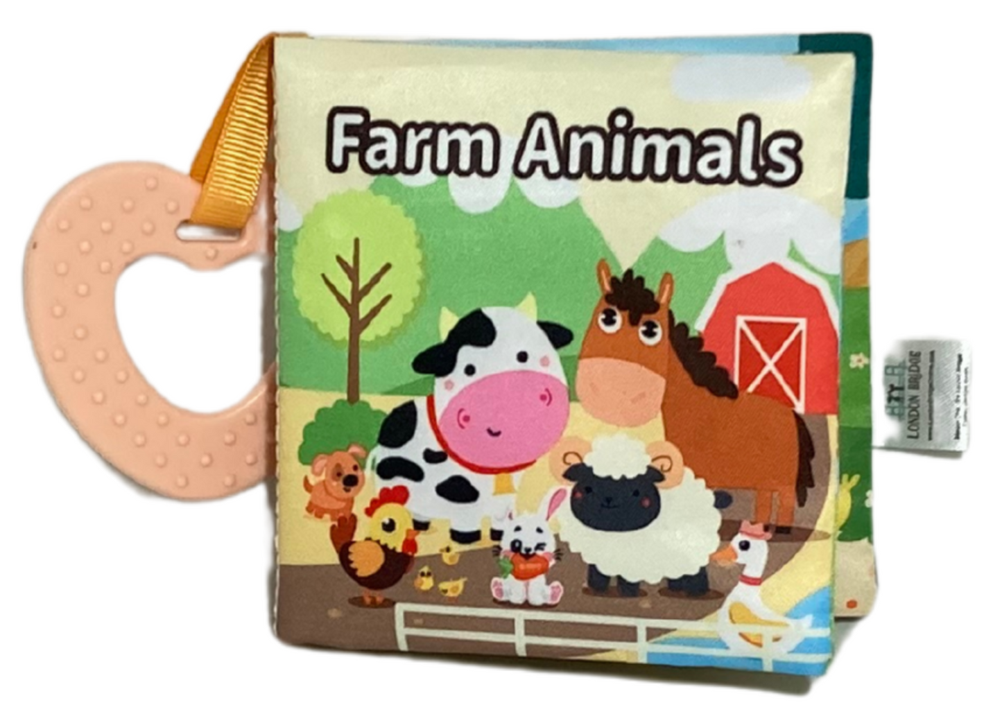 Cloth Book w/Teether