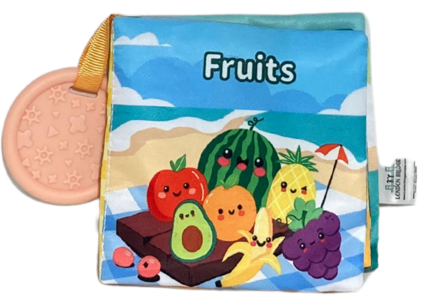 Cloth Book w/Teether