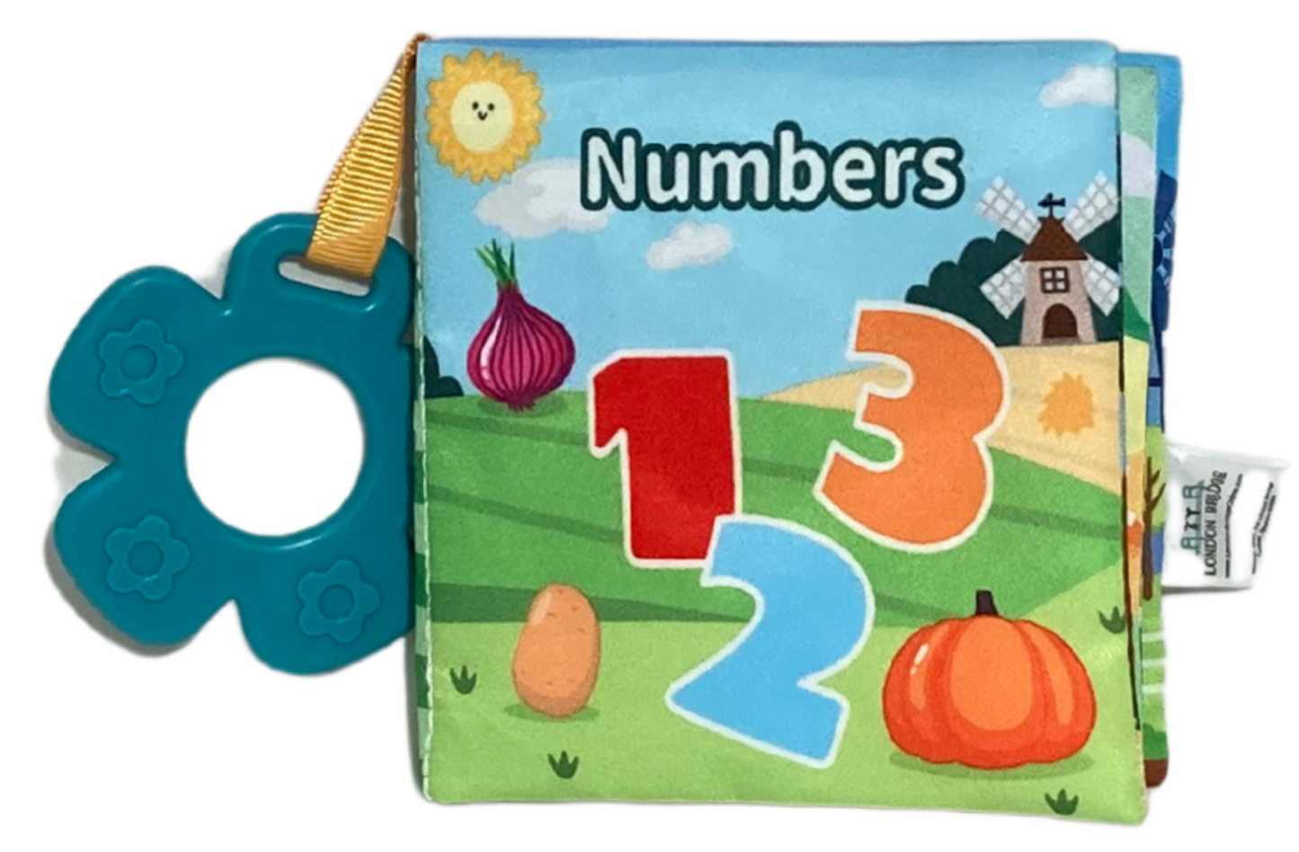 Cloth Book w/Teether