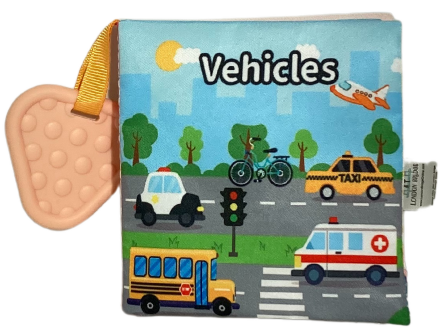 Cloth Book w/Teether