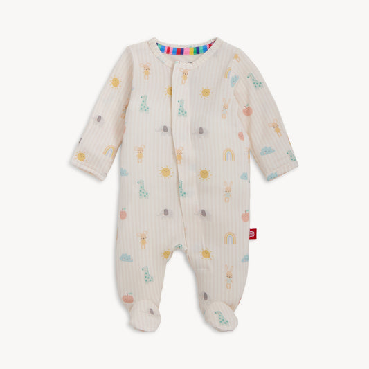 Lullaby Pink Modal Footie