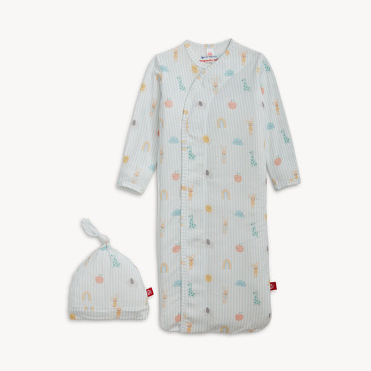 Lullaby Blue Gown + Hat