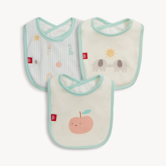 Lullaby Blue Bib Set