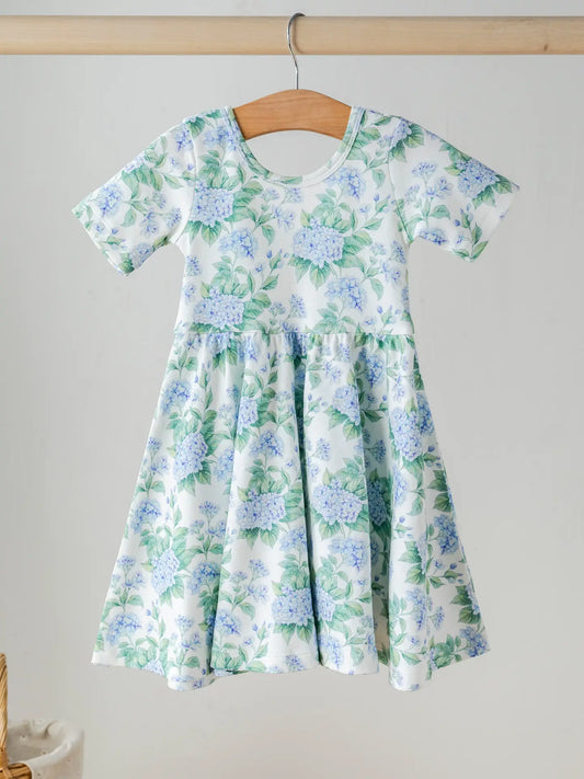Hydrangea Twirl Dress