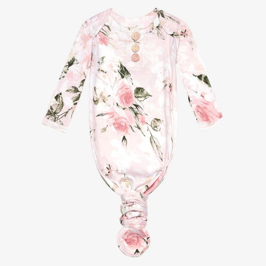 Vintage Pink Rose Gown