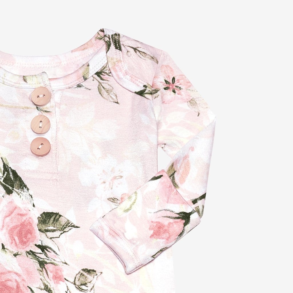 Vintage Pink Rose Gown